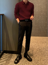 Solid Color Casual Knitted Sweater